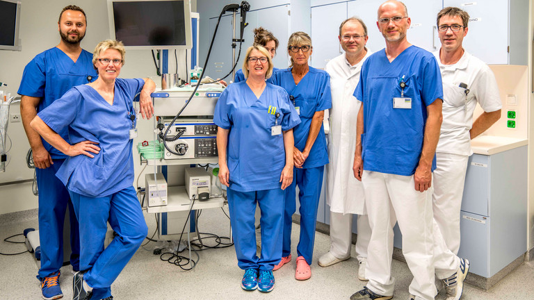 Das Team der Klinik für Innere Medizin im Albertinen Krankenhaus/Albertinen International in Hamburg
