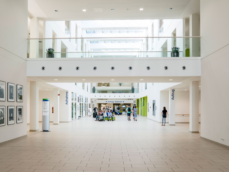 Lobby in the Albertinen Hospital/Albertinen International in Hamburg Lobby in the Albertinen Hospital/Albertinen International in Hamburg